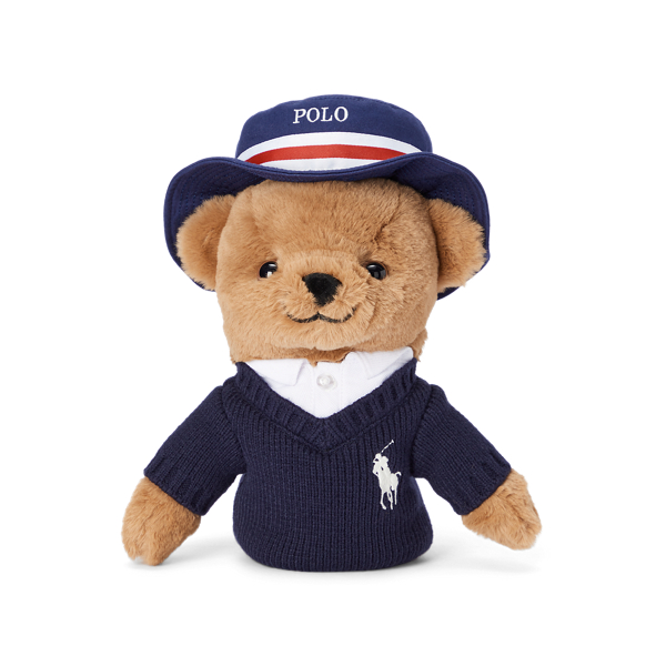 POLO RALPH LAUREN - 極美品　未使用級　ポロラルフローレン　ベア　ゴルフ　ヘッドカバー　ネイビー　紺 極美品 未使用級 ポロラルフローレン ベア ゴルフ ヘッドカバー