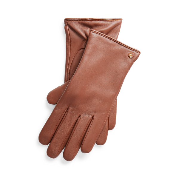 Gants en cuir et cachemire Lauren en 1