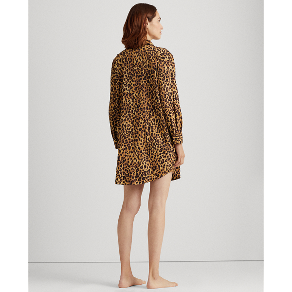 Leopard Leopard Cotton Sleep Shirt Lauren 5