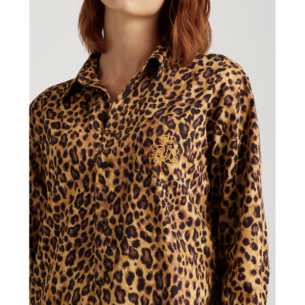 Leopard Leopard Cotton Sleep Shirt Lauren 6