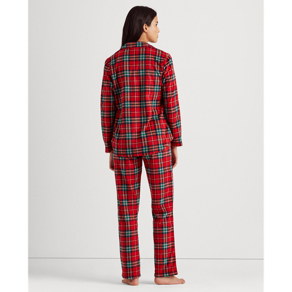 Red Plaid Plaid Sleep Set Lauren 5