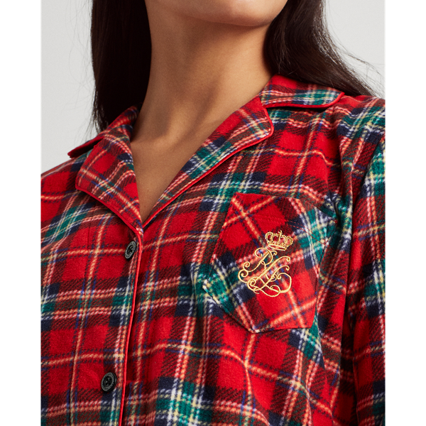 Red Plaid Plaid Sleep Set Lauren 6