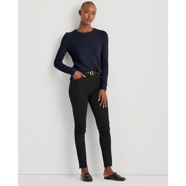 Lauren Navy Wool-Blend Jumper Lauren 3