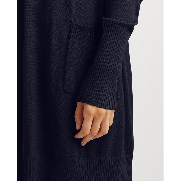 Lauren Navy Modal-Silk Cardigan Jumper Lauren 5