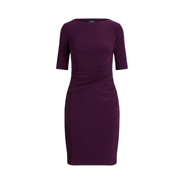 Boatneck Matte Jersey Dress Lauren 1