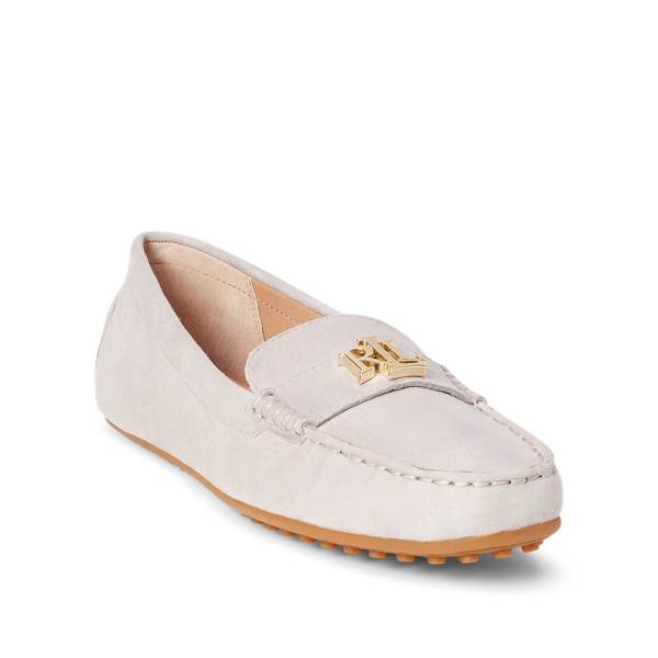 Light Grey Barnsbury Suede Loafer Lauren 2