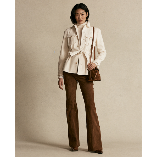 Guide Cream Cotton Belted Shirt Polo Ralph Lauren 4