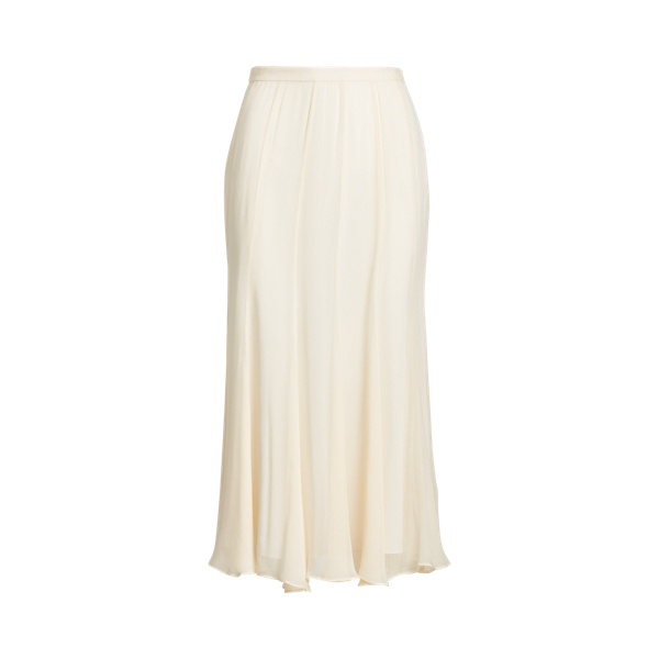 Guide Cream Chiffon Maxiskirt Polo Ralph Lauren 2
