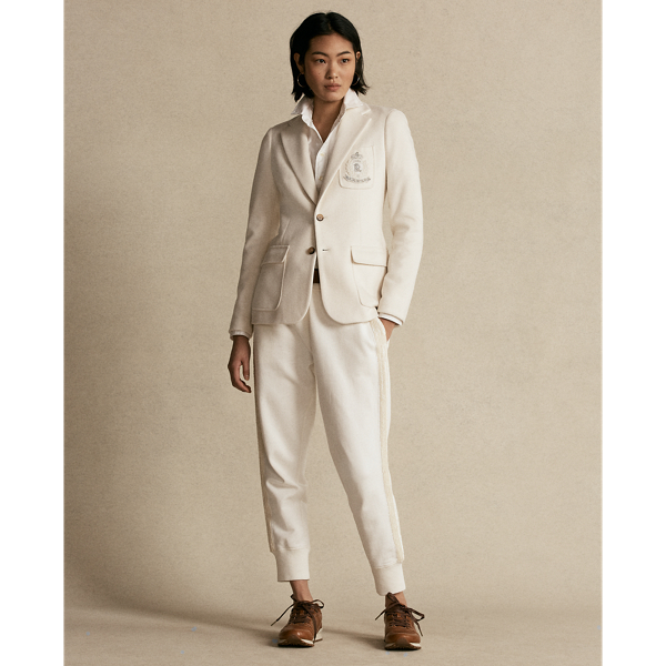 Clubhouse Cream Crest Patch Blazer Polo Ralph Lauren 4
