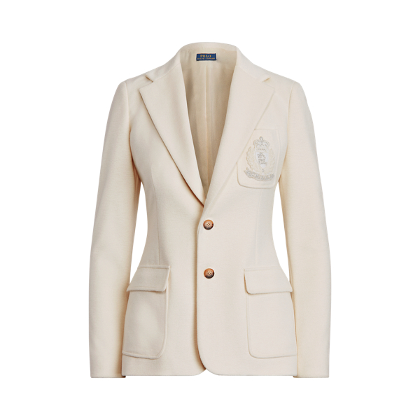Clubhouse Cream Crest Patch Blazer Polo Ralph Lauren 2