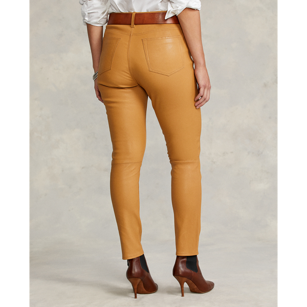 Saddle Lambskin Legging Polo Ralph Lauren 9