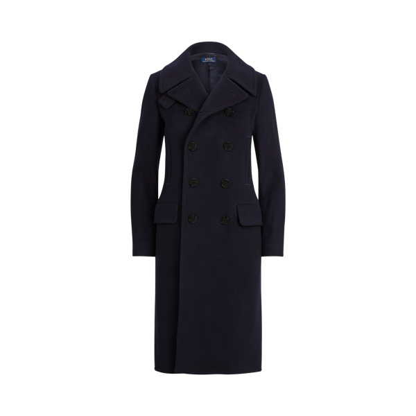 Ink Wool-Cashmere Double-Breasted Coat Polo Ralph Lauren 2