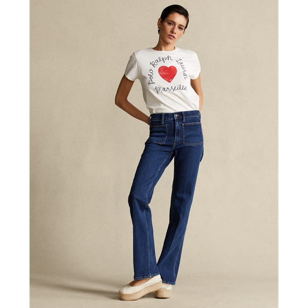 Nevis Heart Logo Cotton Jersey Tee Polo Ralph Lauren 4