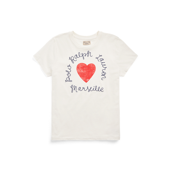Nevis Heart Logo Cotton Jersey Tee Polo Ralph Lauren 2