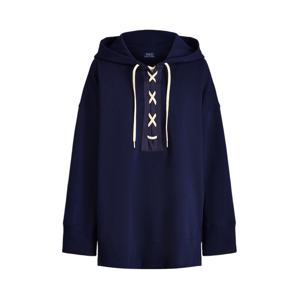 Lace-Up Fleece Hoodie Polo Ralph Lauren 1