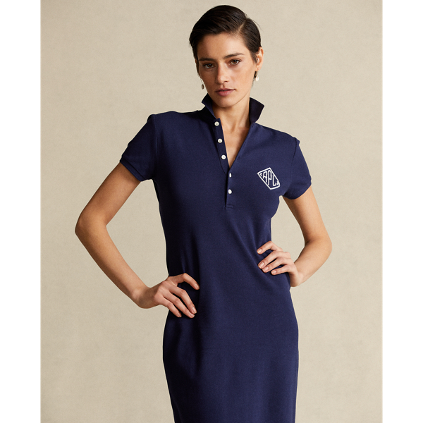 Cruise Navy Pique Polo Dress Polo Ralph Lauren 4