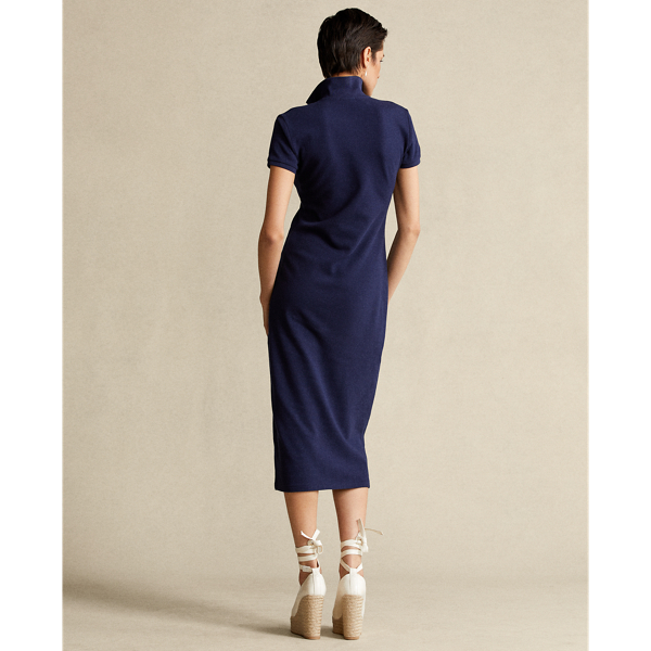 Cruise Navy Pique Polo Dress Polo Ralph Lauren 5