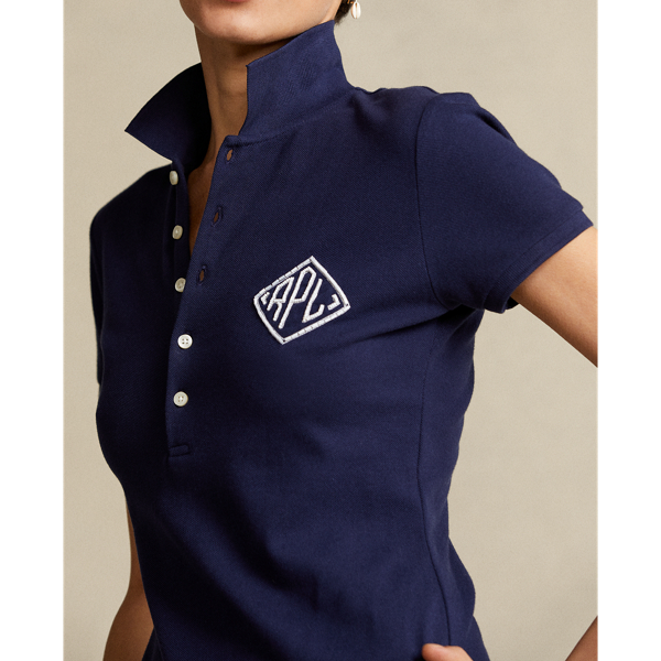 Cruise Navy Pique Polo Dress Polo Ralph Lauren 6