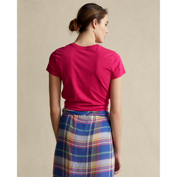 Sport Pink Cotton Jersey Crewneck Tee Polo Ralph Lauren 5