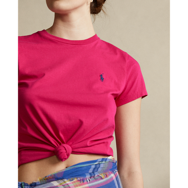 Sport Pink Cotton Jersey Crewneck Tee Polo Ralph Lauren 6