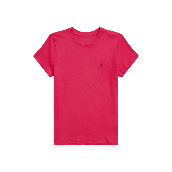 T-shirt van katoenen jersey met ronde hals