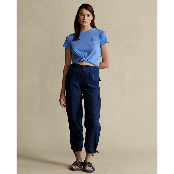 Harbour Island Blue Cotton Jersey Crewneck Tee Polo Ralph Lauren 4