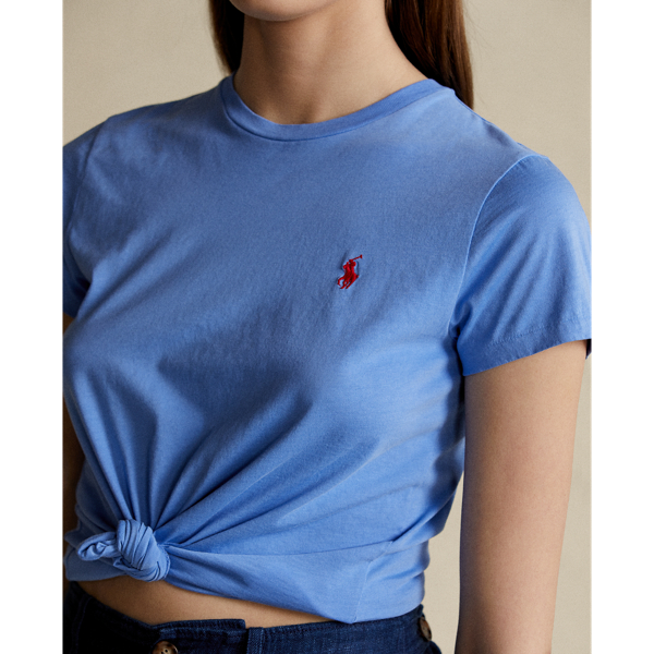 Harbour Island Blue Cotton Jersey Crewneck Tee Polo Ralph Lauren 6