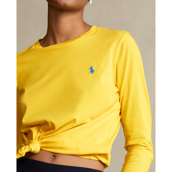 University Yellow Jersey Long-Sleeve Shirt Polo Ralph Lauren 6