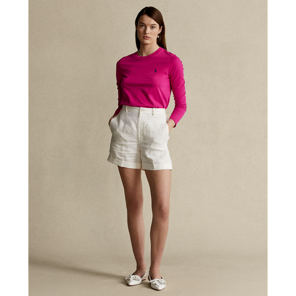 Sport Pink Jersey Long-Sleeve Shirt Polo Ralph Lauren 4