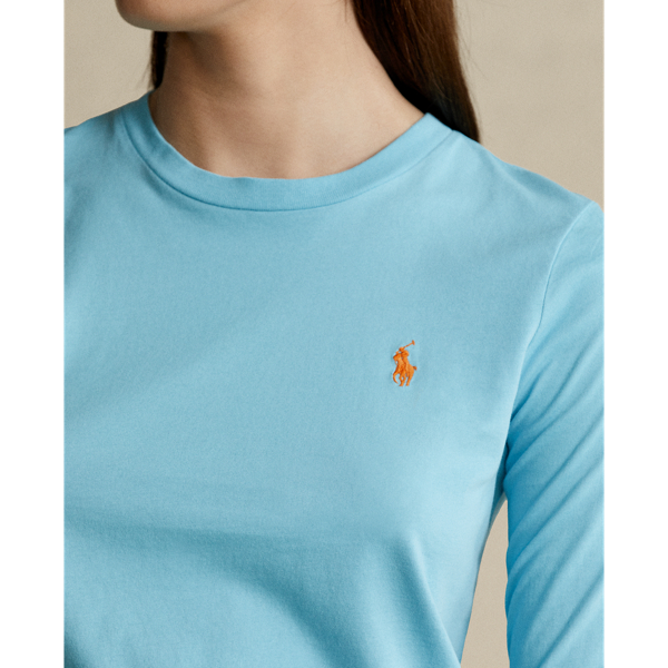 Sailing Turquise Jersey Long-Sleeve Shirt Polo Ralph Lauren 6