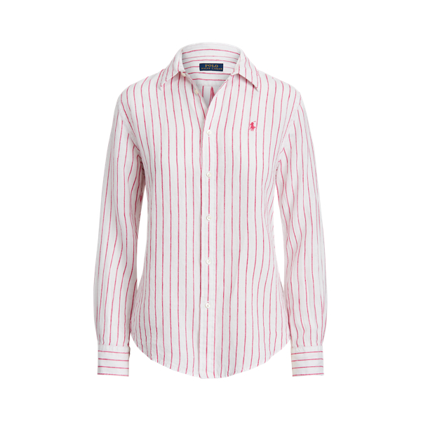 Relaxed Fit Striped Linen Shirt Polo Ralph Lauren 1