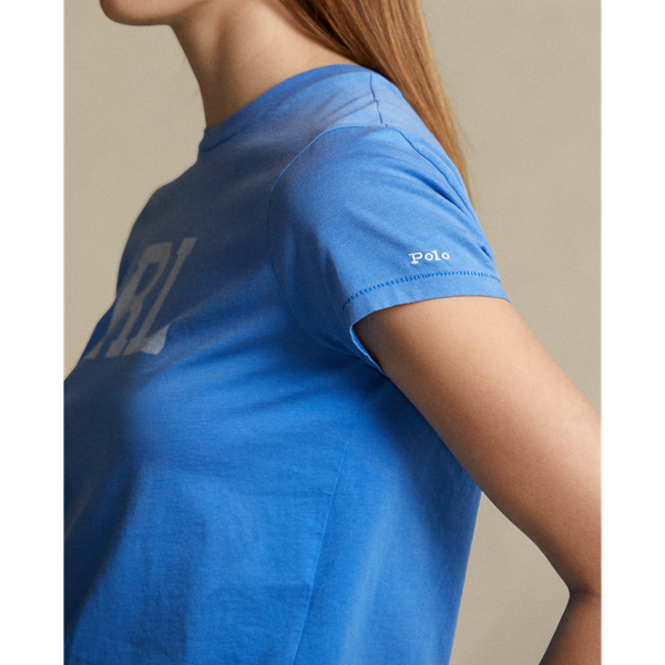 Colby Blue RL Cotton Jersey Crewneck Tee Polo Ralph Lauren 6