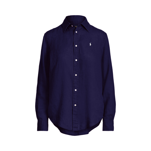 Ralph lauren relaxed fit linen shirt best sale