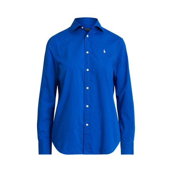 Chemise d&eacute;contract&eacute;e serg&eacute; de coton Polo Ralph Lauren en 1