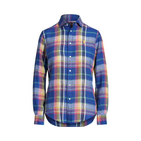 Kariertes Classic-Fit Leinenhemd Polo Ralph Lauren in 1