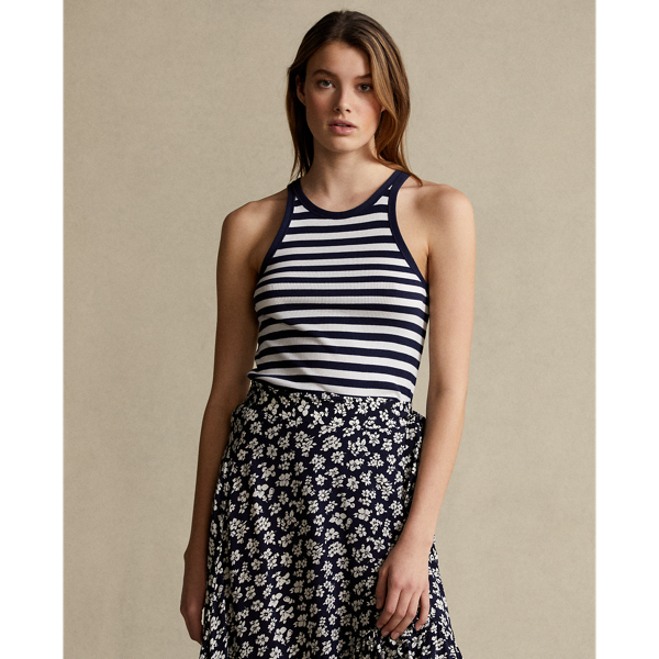 Striped Cotton Tank Top