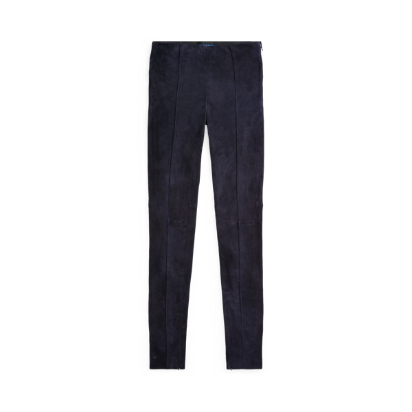 Collection Navy Lamb-Suede Skinny Trouser Polo Ralph Lauren 2