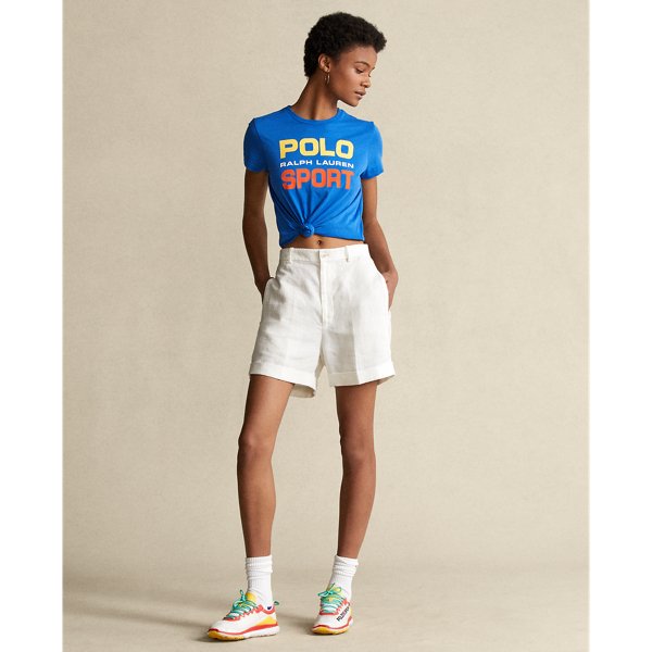 Baumwoll-T-Shirt Polo Sport Polo Ralph Lauren in Spa Royal 4