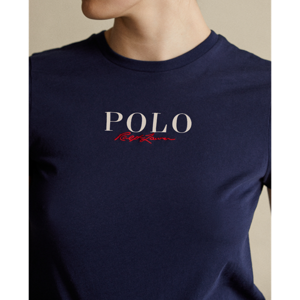 Cruise Navy Logo Cotton Tee Polo Ralph Lauren 5