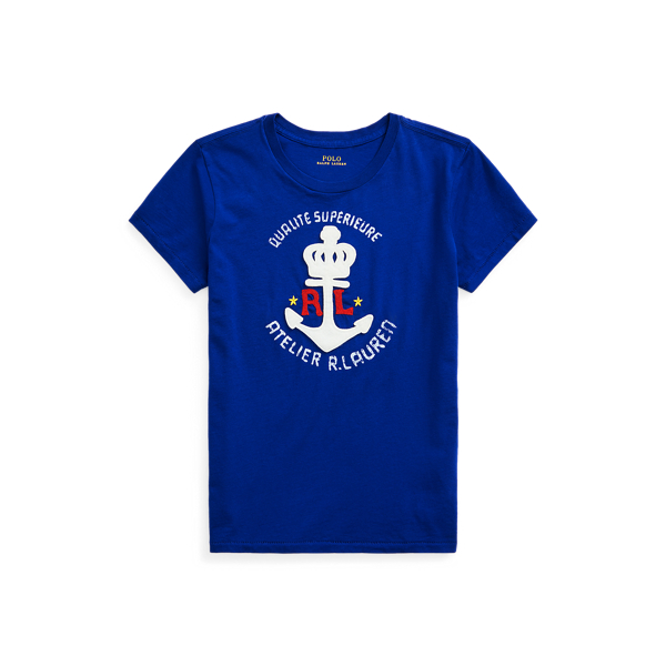 Heritage Royal Anchor Graphic Cotton Tee Polo Ralph Lauren 2
