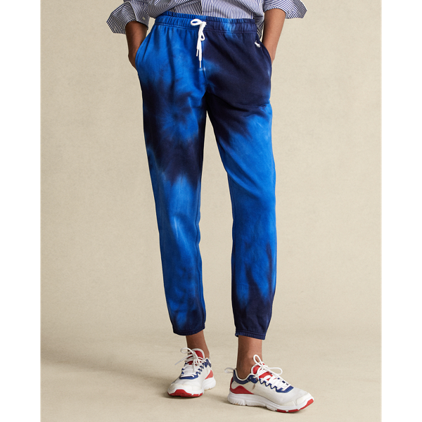 Blue Ocean Spiral Spiral Tie-Dye Terry Tracksuit Bottoms Polo Ralph Lauren 4