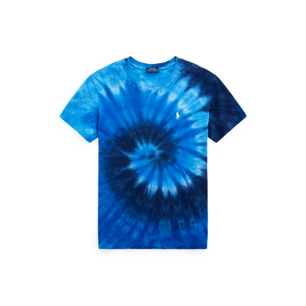 Blue Ocean Spiral Big Fit Tie-Dye Tee Polo Ralph Lauren 2