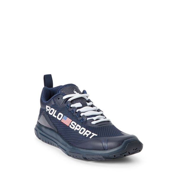 Navy/White Logo Tech Racer Trainer Polo Ralph Lauren 2