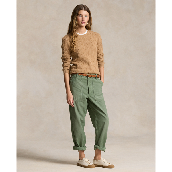 Cable-Knit Cashmere Jumper