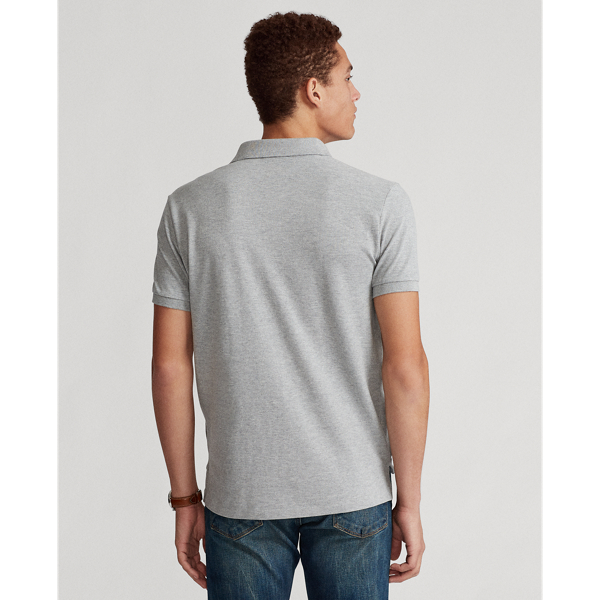 Andover Heather Custom Slim Fit Mesh Polo Shirt Polo Ralph Lauren 5