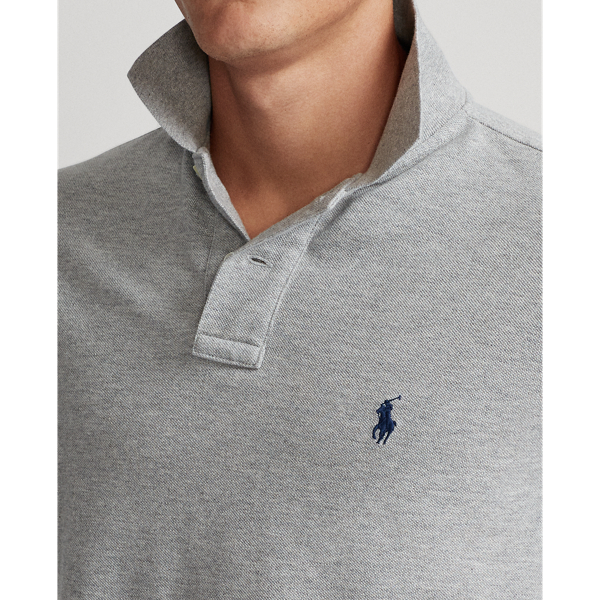 Andover Heather Custom Slim Fit Mesh Polo Shirt Polo Ralph Lauren 6