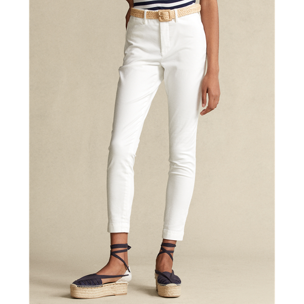 Deckwash White Stretch Chino Skinny Trouser Polo Ralph Lauren 4