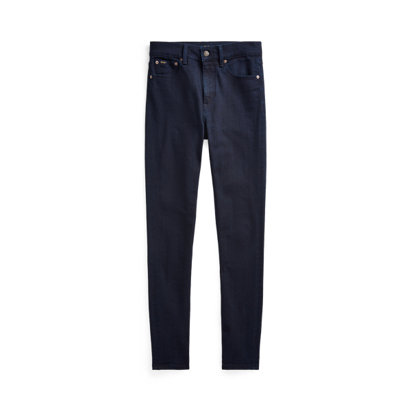Overdyed Indigo Tompkins High-Rise Skinny Jean Polo Ralph Lauren 2
