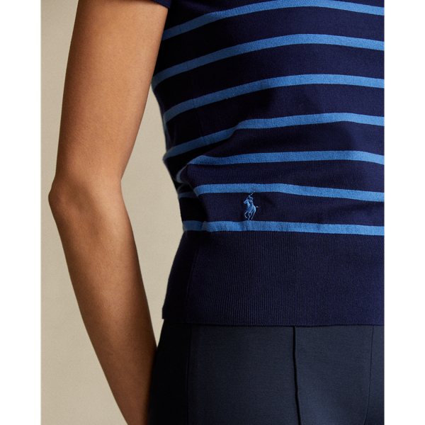 Blue Multi Striped Short-Sleeve Jumper Polo Ralph Lauren 6