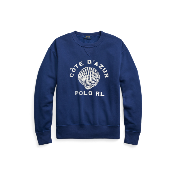 Vineyard Royal Cote d'Azur Fleece Sweatshirt Polo Ralph Lauren 2
